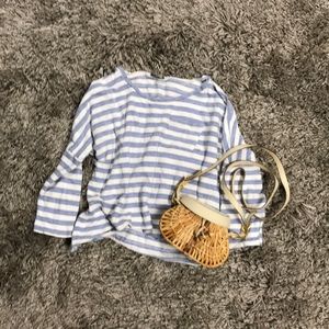 Lily Rose Tops - Stripes Breton top blue and off white top Lily Rose Tops - Stripes Breton top blue and off white top